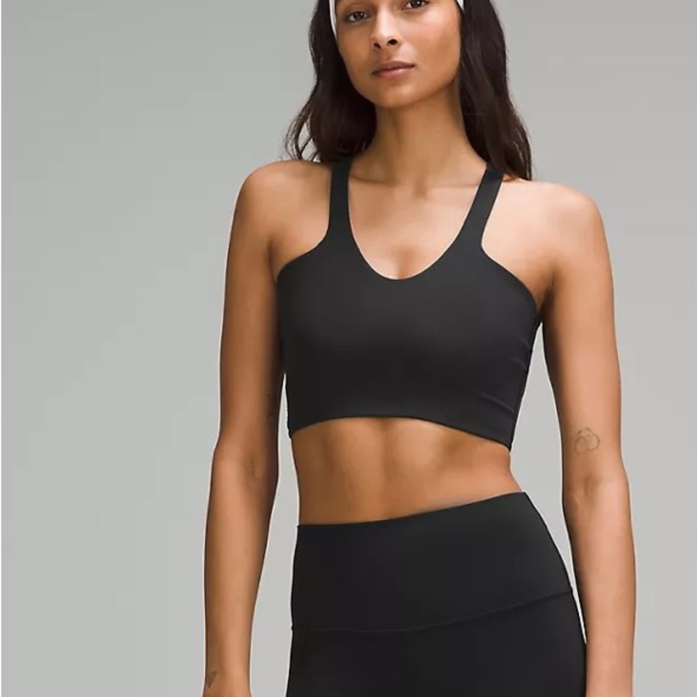 Women's Black and Blue Sports Bras - Picture 6 of 6